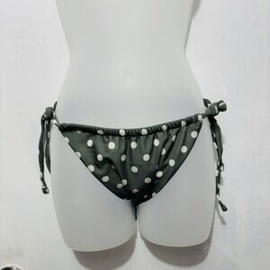 ASOS Design Women's Green Polka Dot‎ Bikini Bottom Sz 10 Beach Resort Cruise
